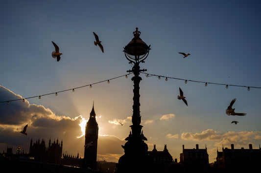Westminster at Dusk A4 Print