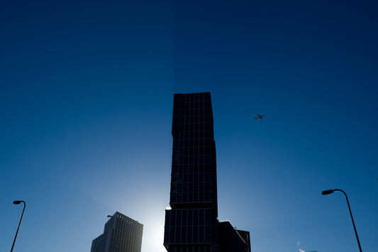 Shadow Beams of Vauxhall A4 Print