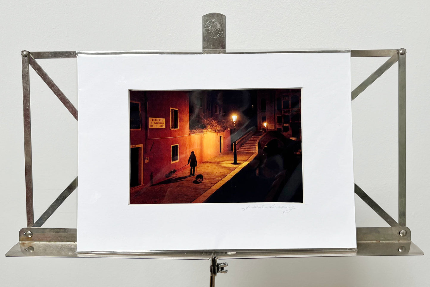 Venetian Dog Walker - Matted Epson Premium Lustre Print