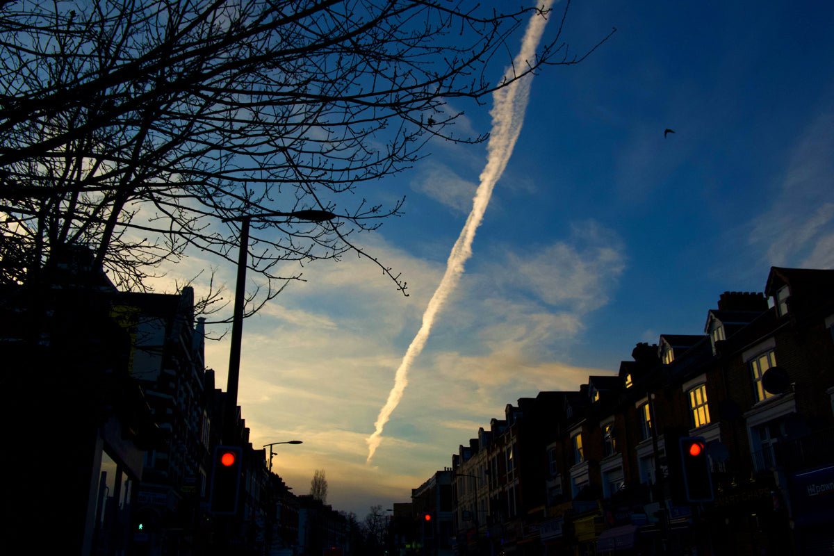Contrail Down The Hight Street - A4 Epson Premium Lustre Print