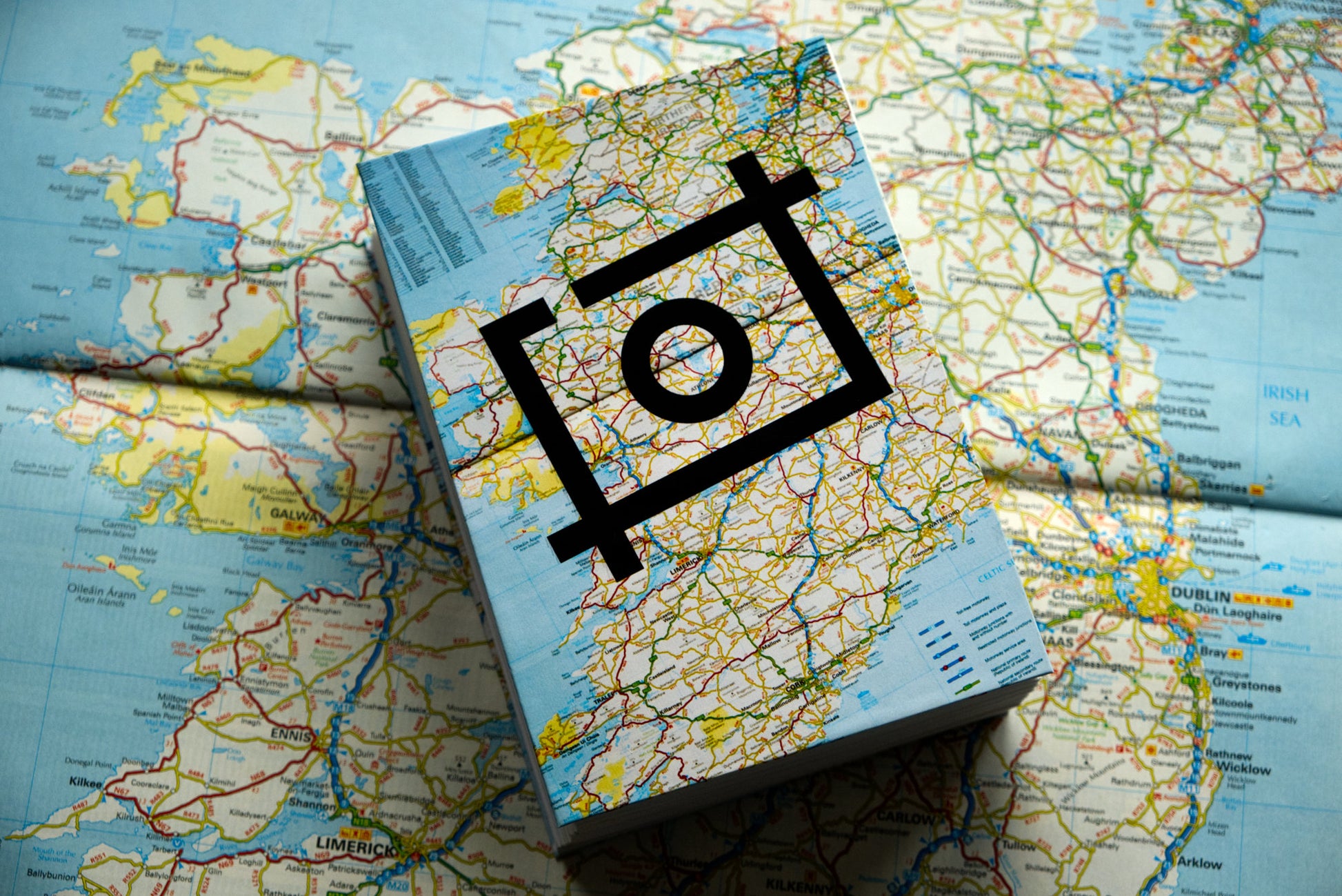 product photograph of back cover of handmade photography book called Many Happy Returns by Paul Treacy