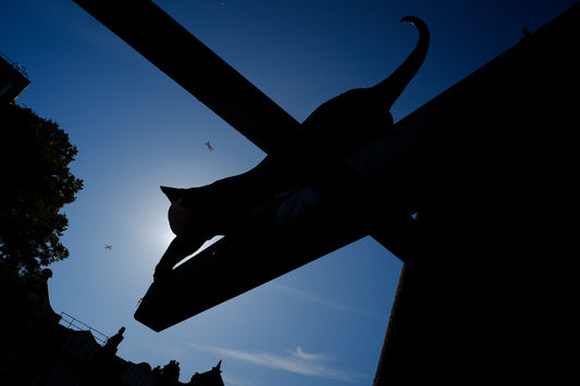 Catford Cat Silhouette A4 Print