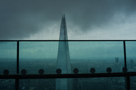 Storm Clouds over The Shard A4 Print