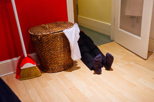 Strange Domestic Scene With Legs - A4 Epson Premium Lustre Print