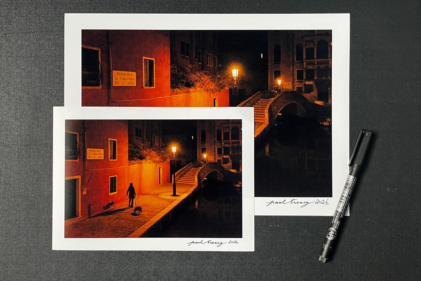 Venetian Dog Walker - Premium Lustre Print